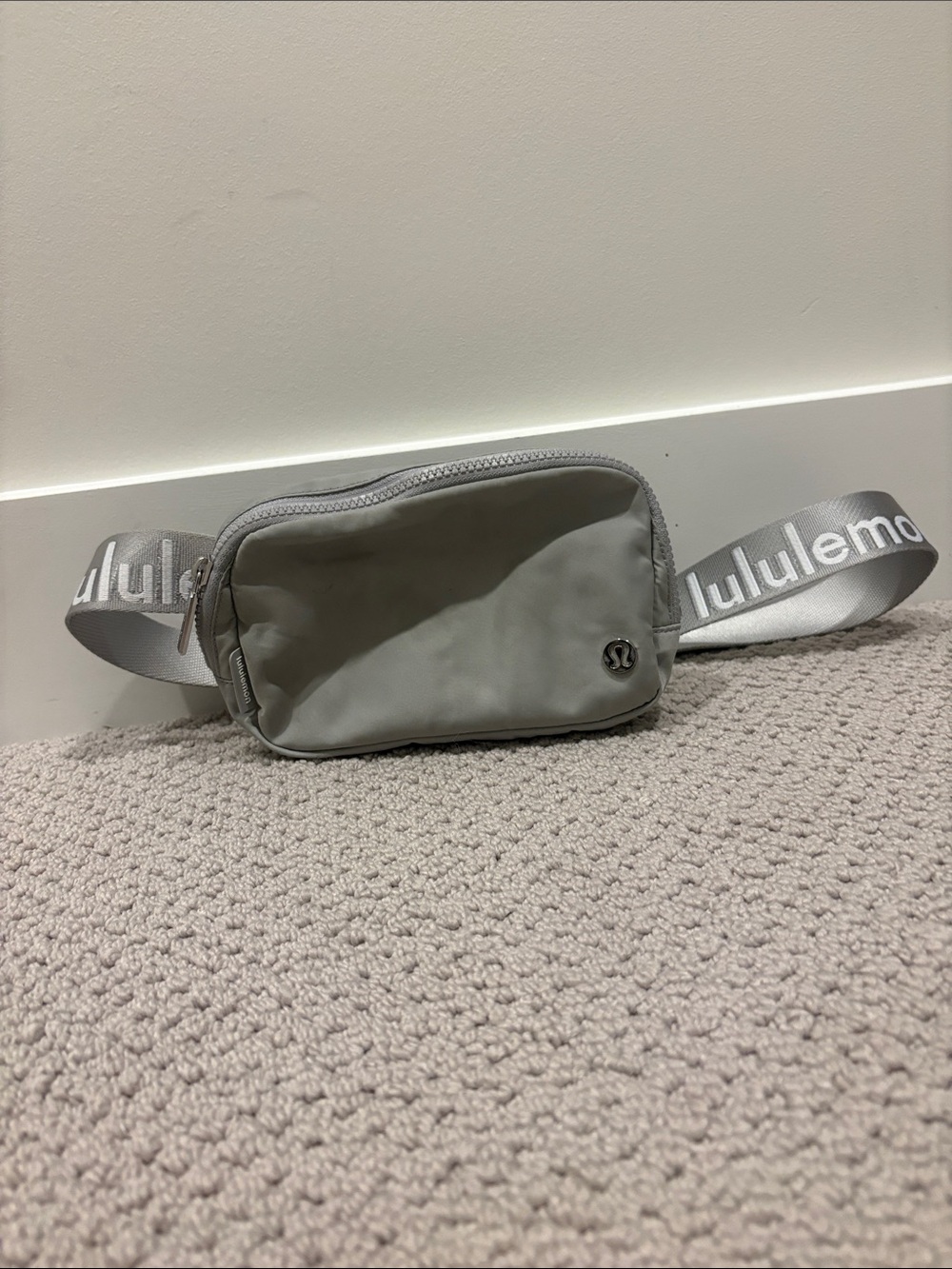 lululemon athletica Light Gray Waist Belt Bag